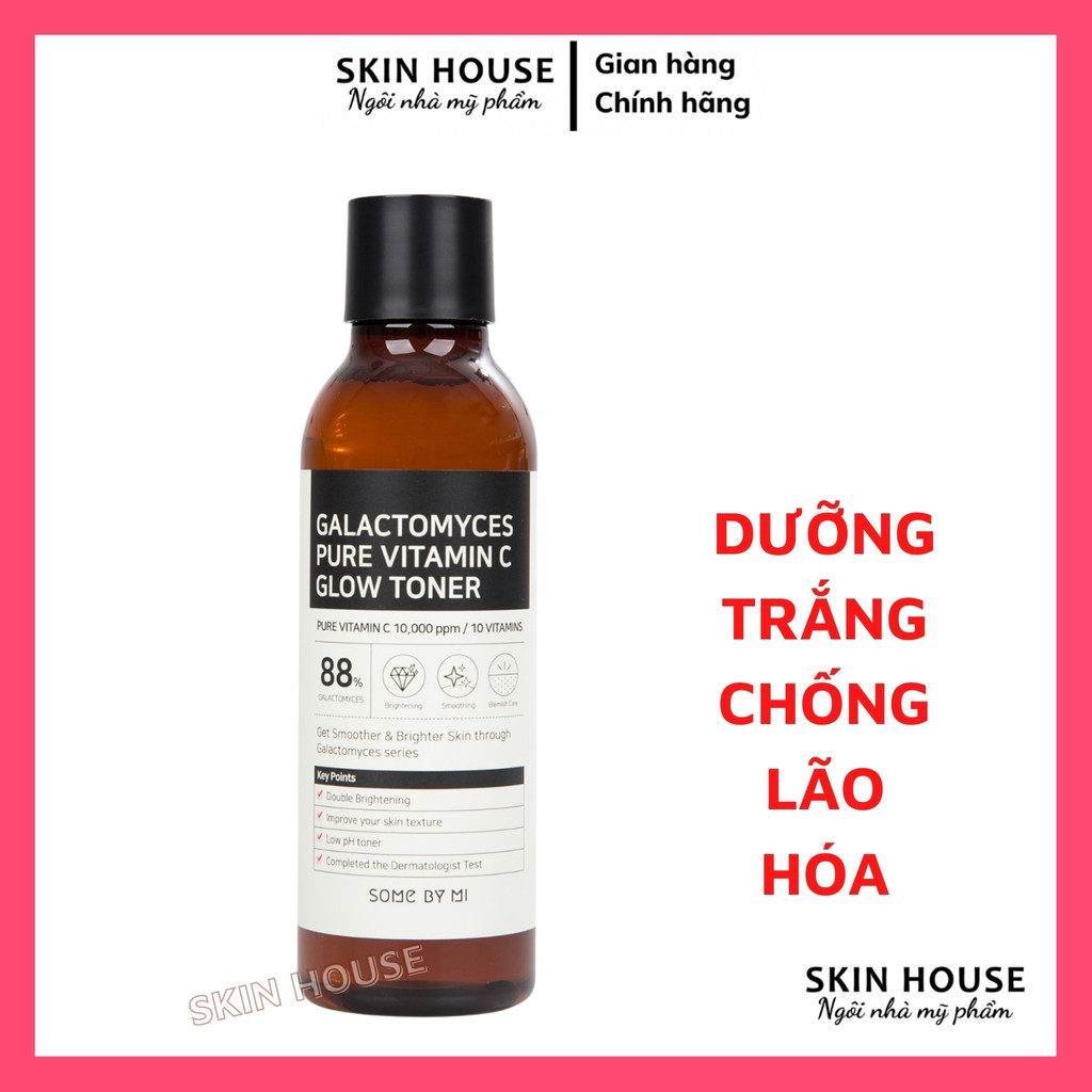 Sẵn - Nước Hoa Hồng Dưỡng Trắng  Some By Mi Galactomyces Pure Vitamin C Glow Toner - Skinhouse 0986136861