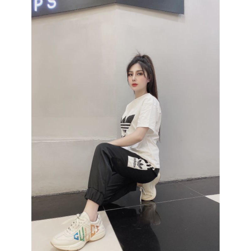 Bộ đồ nữ áo cộc quần dài Azidas chất đệp ZuLyshop | BigBuy360 - bigbuy360.vn