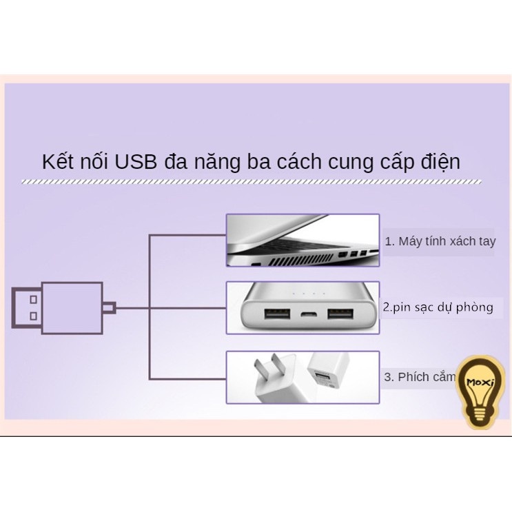 Đèn led HOME  trang trí, đèn decor phòng ngủ ( tặng kèm pin )
