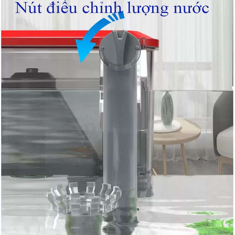 Máy Lọc Thác Nước Bể Cá Mini Có Đèn Báo Bị Tắc XP 13D Công Suất 4.8W Dùng Bể Dưới 70L