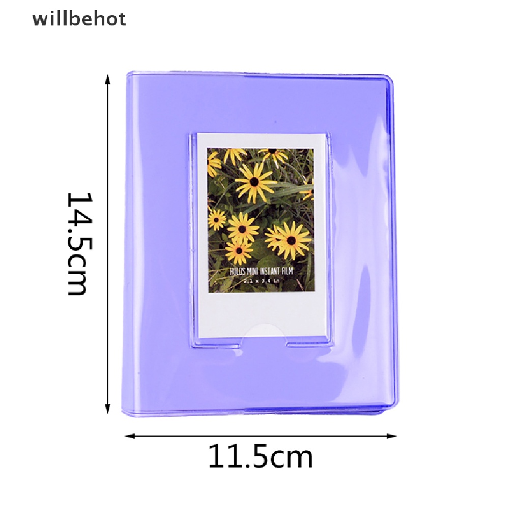 Album Ảnh Mini 64 Ngăn Trong Suốt Bằng Nhựa PP Tiện Dụng