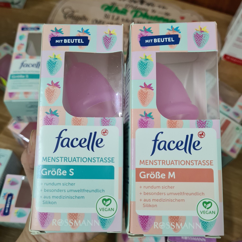 Cốc nguyệt san Facelle size S,M,XS nội địa Đức - Shop Dalavii