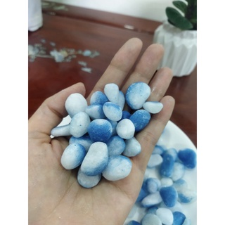 đá mầu trang trí chậu cây bể cá