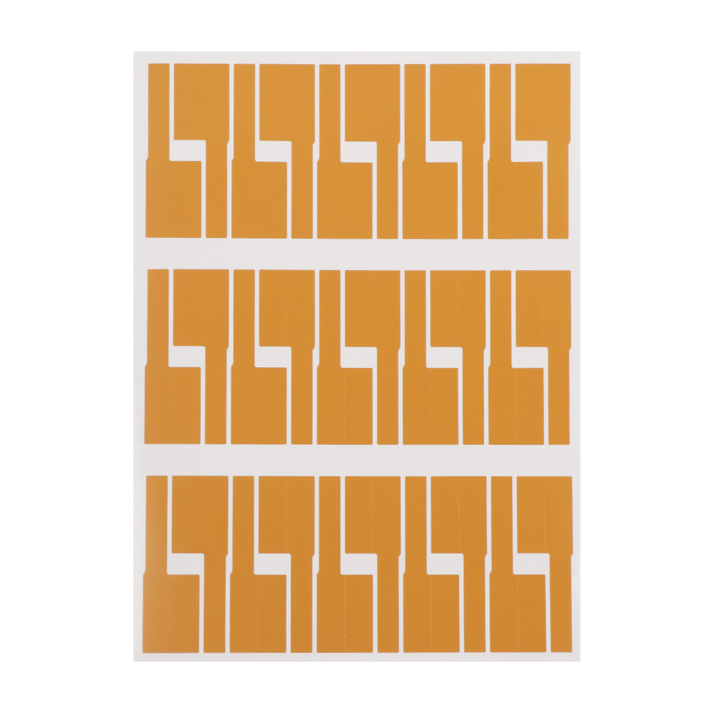 150/300 Nhãn dán phân loại dây cáp tự dính chống thấm nước nhiều màu sắc tiện lợi