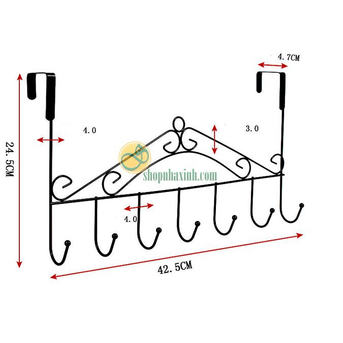 MÓC SAU CÁNH CỬA SIÊU TIỆN ÍCH (Móc 7)