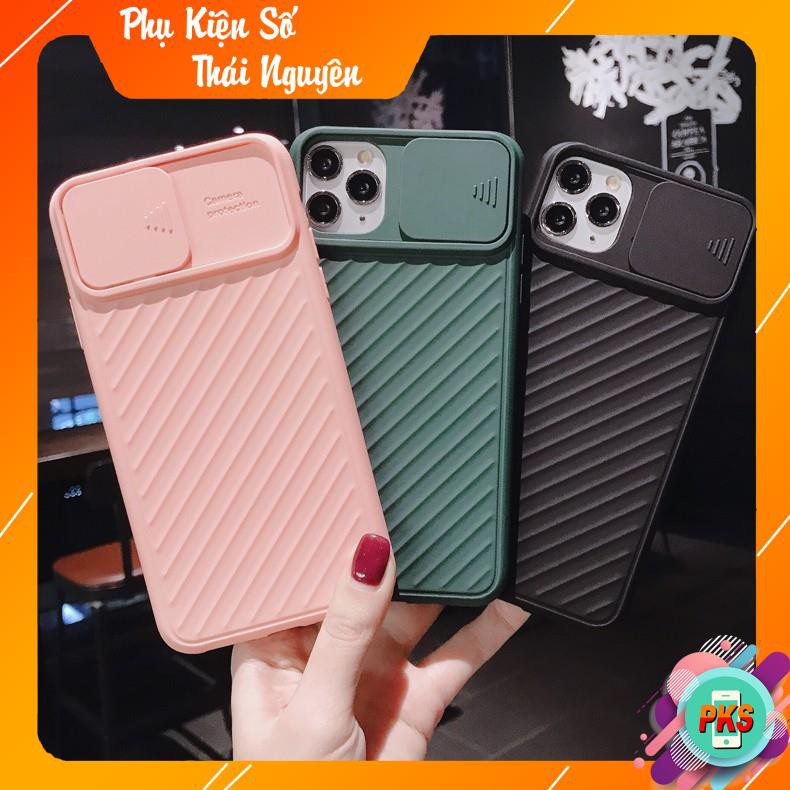 Ốp lưng silicone mềm thiết kế nắp trượt bảo vệ camera cho IPhone 11ProMax 11pro 11 X Xs Max XR 8 7 Plus | BigBuy360 - bigbuy360.vn