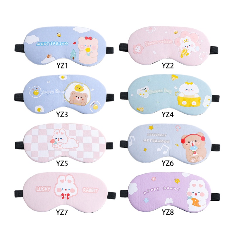 Mặt Nạ Gel Bảo Vệ Mắt Chống Nắng Chống Ánh Sáng Họa Tiết Hoạt Hình Dễ Thương