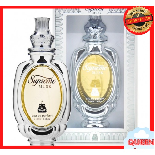 Nước Hoa Dubai Supreme Musk 100ml - Mùi Phấn Nhẹ Nhàng Quyến Rũ , Sang Chảnh