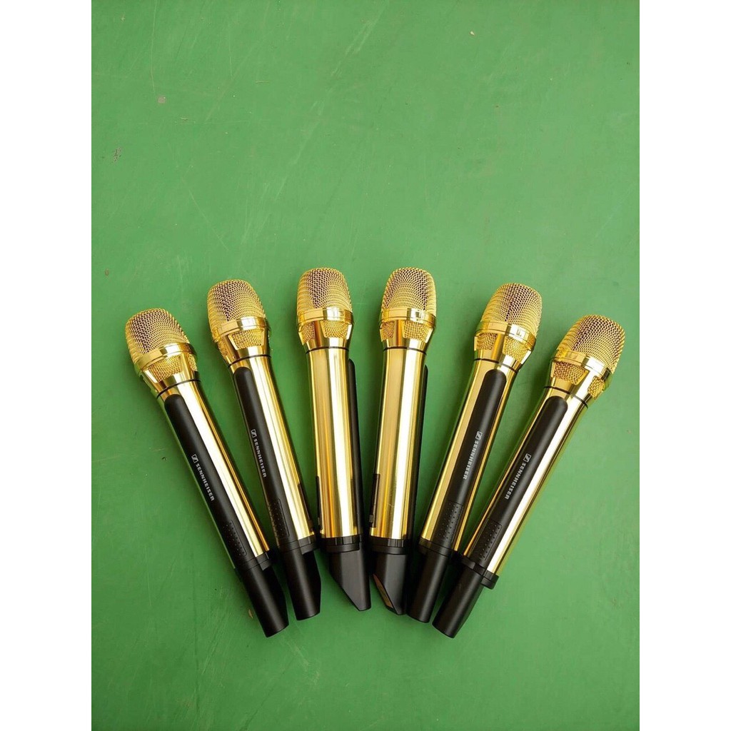 Micro Hát Karaoke SENNHEISER 9000 Bản Gold Chuyên Nghiệp, Tiếng Sáng, Hay, Mic Dành Cho Phòng Trà, Cafe