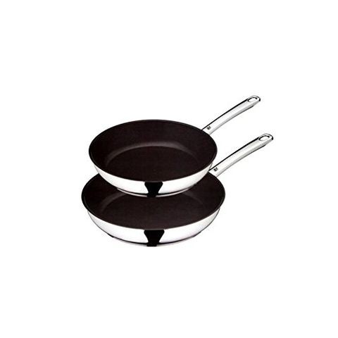 Bộ chảo WMF Edelstahlpfannen-Set, beschichtet 24 và 28cm, phủ chống dính, chuôi inox