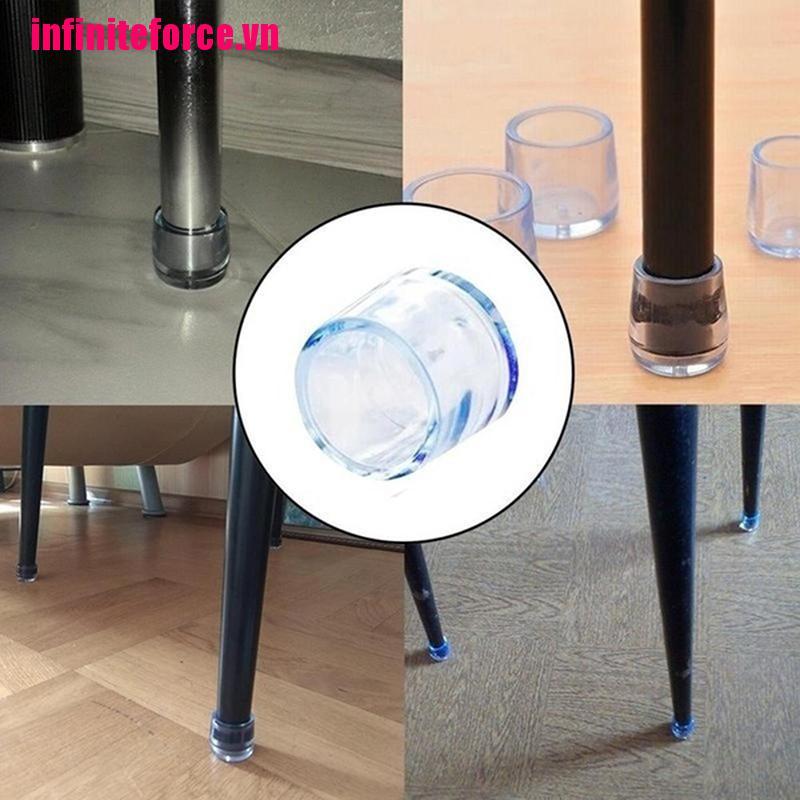 Bọc Chân Bàn Ghế Bằng Cao Su Trong Suốt Tiện Dụng