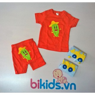Carter- Set 2 bộ áo cộc tay quần đùi mông thú bé trai- bé gái