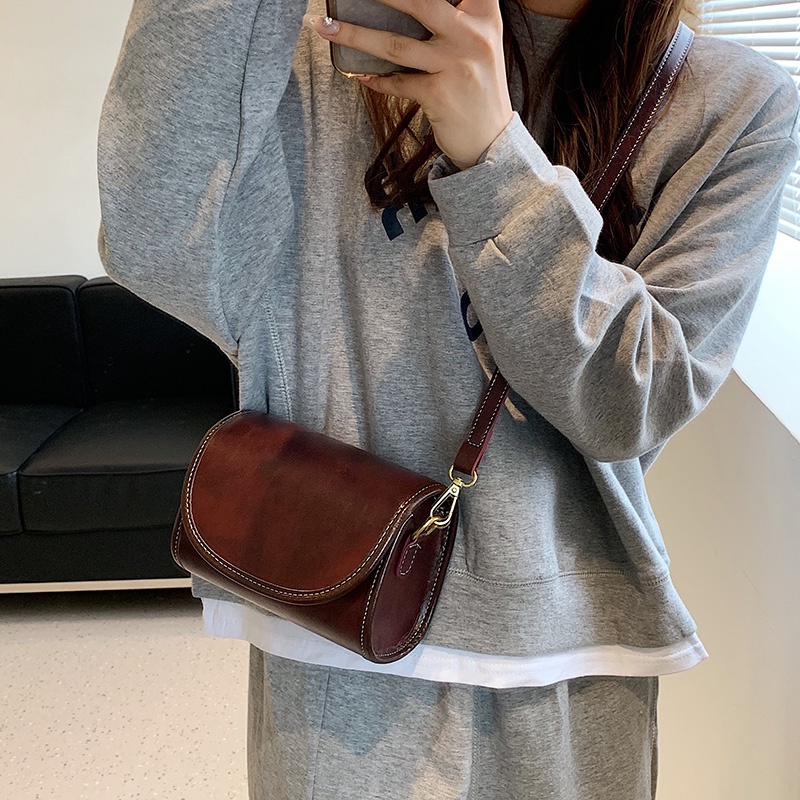 Túi Da Đeo Chéo Có Khóa Kéo Thời Trang Cho Nữ CK1099