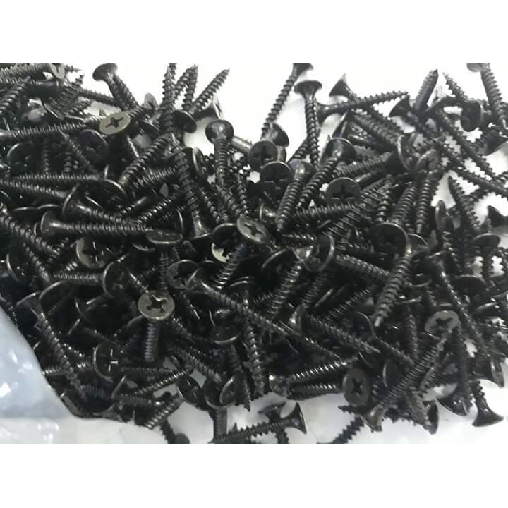 200gram  vít gỗ đen đầu bằng các kích cỡ