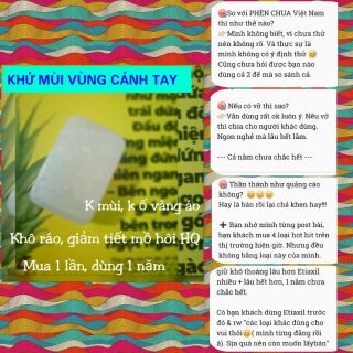 LĂN KHỬ MÙI VÙNG NÁCH