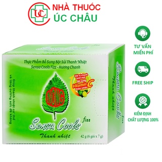 Bột sủi thanh nhiệt Sensacool Hộp 6 gói