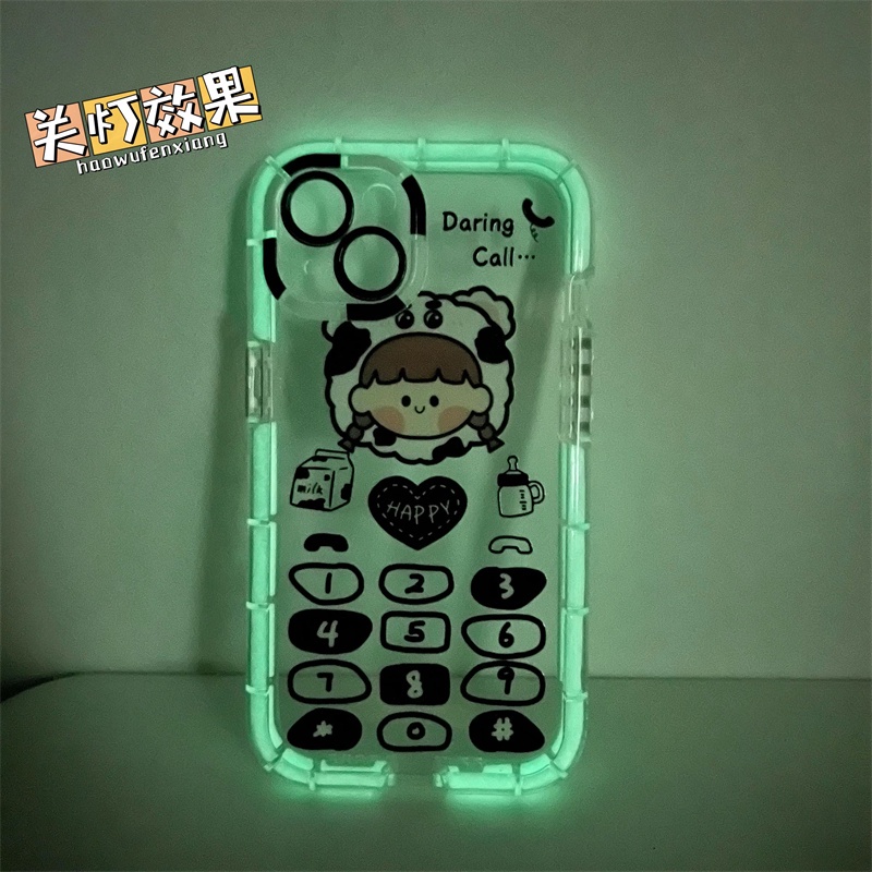 Ốp Điện Thoại Mềm Chống Rơi Màu Dạ Quang Cho iphoneXs/Xr/Xs/11/11Promax/iphone12/iphone12pro/iphone12promax/iphone13/iphone13pro/iphone13promax