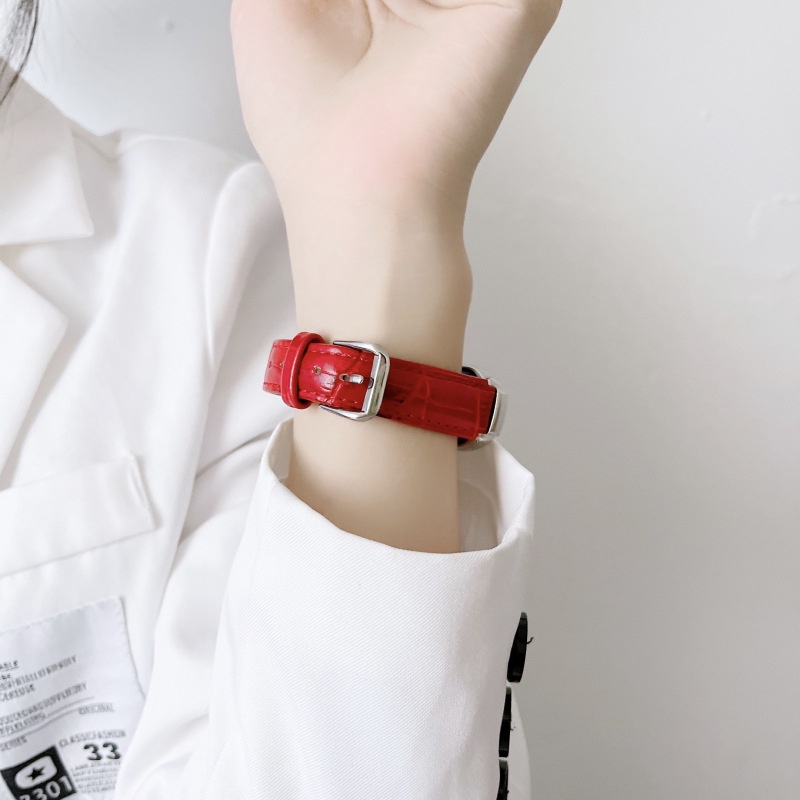 Dây Đeo Bằng Da Cho Đồng Hồ Thông Minh Mi Band 7 6 / 5 / 4 / 3