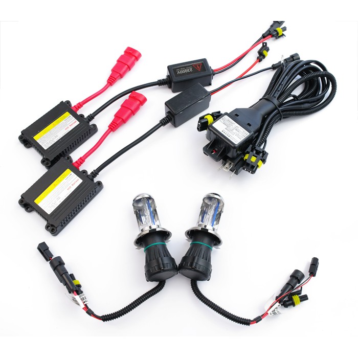 Bộ đèn xenon HID H4 pha cos xe máy và ôtô 35W 12V 4300K