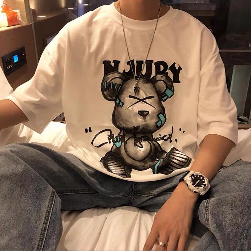 Áo phông nữ unisex WIND form rộng tay lỡ NJURY thời trang nam nữ thun oversize | BigBuy360 - bigbuy360.vn