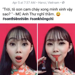[Masa Q.9] Son màu handmade chùm ngây MoriS
