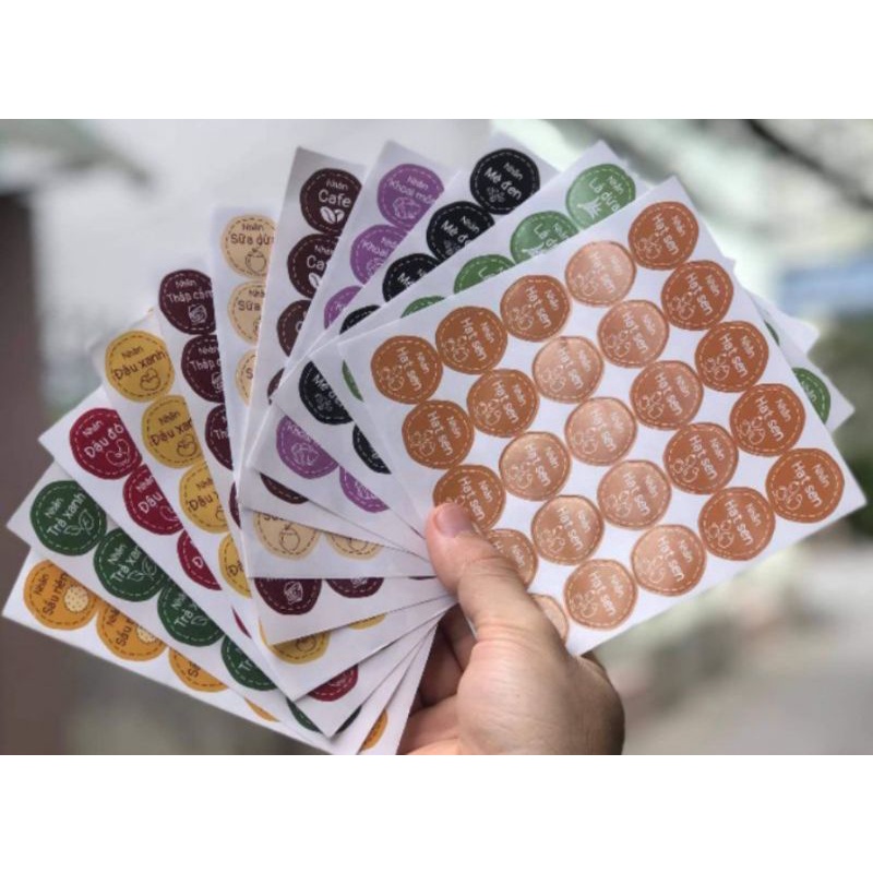 Combo 10 tờ tem nhân bánh trung thu