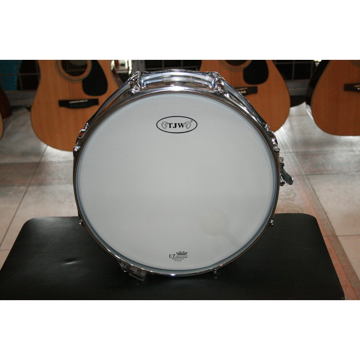 Trống snare sắt TJW 14 x 5.5 tặng kèm dùi trống