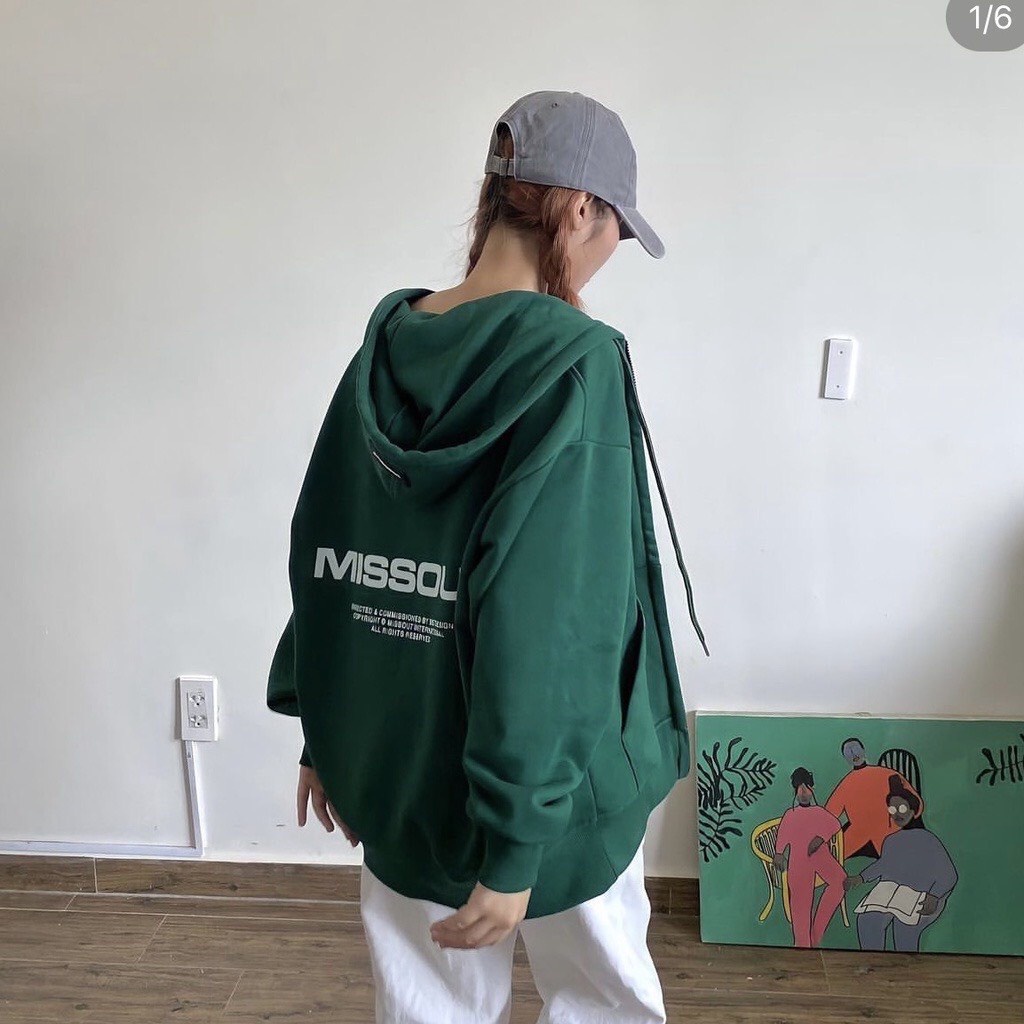Áo Khoác Hoodie Zip MISOUT Mũ Trùm Unisex Chất Vải Nỉ Hàng Có Sẵn