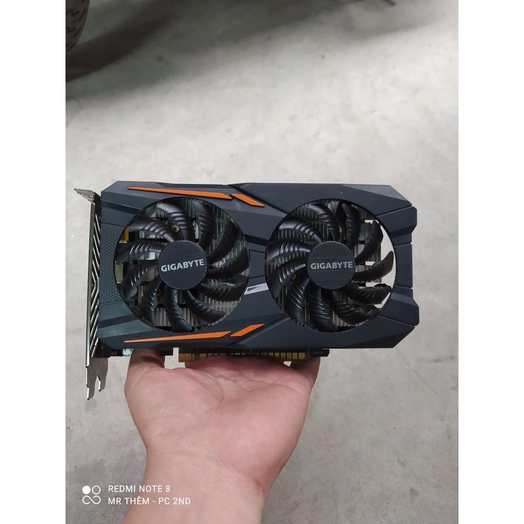 VGA Gigabyte GTX 1050 TI OC 4GB DDR5 / Chính hãng đã qua sử dụng