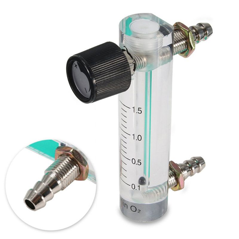 Đồng Hồ Đo Lưu Lượng Oxy LZB-6M 0-1.5 LPM Với Ống Mềm Cho Bệnh Viện