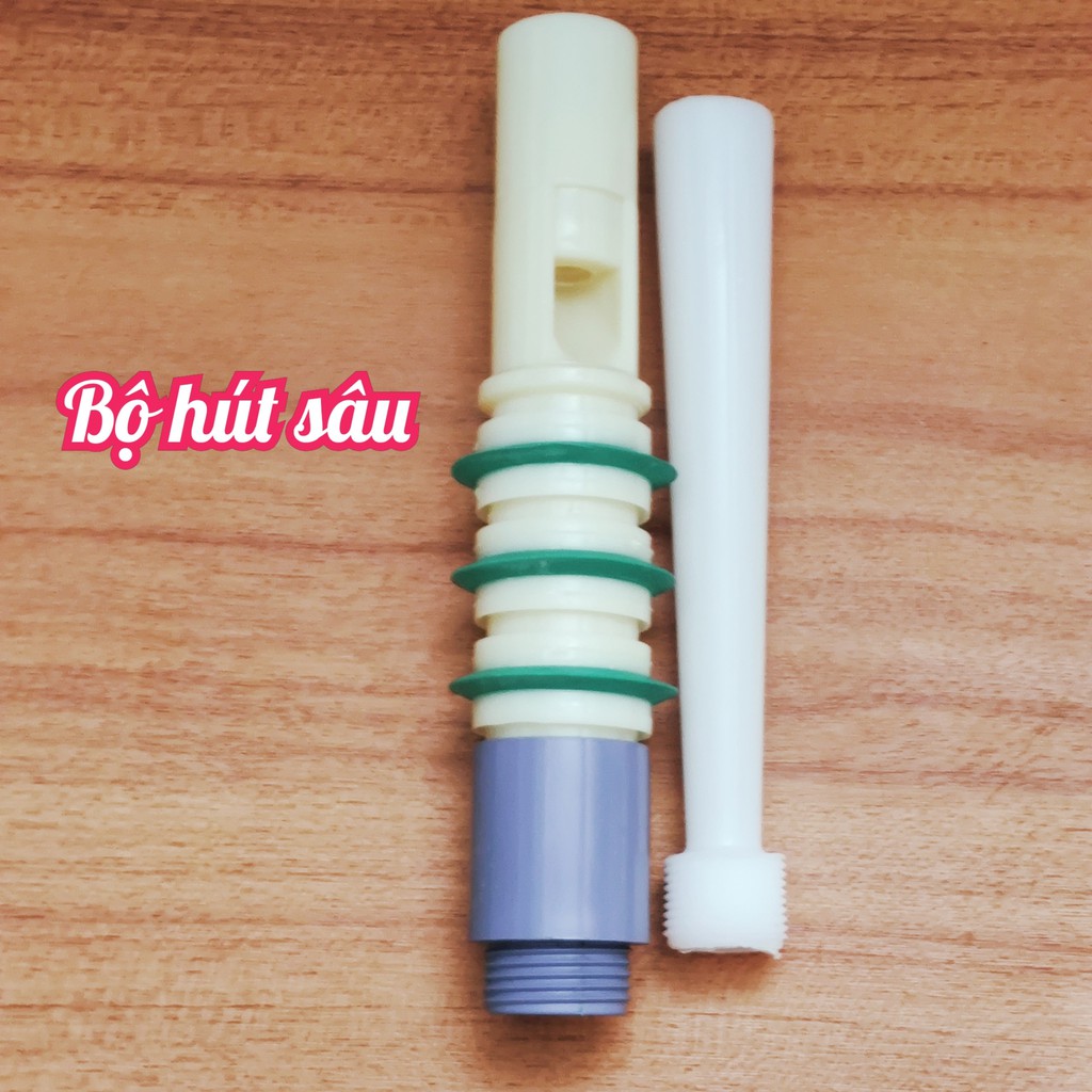 Trọn bộ hút sâu (Bộ hút giếng) Ø49 & ∅60 PVC 3 ron Ren 34 Đại Ánh Sáng®