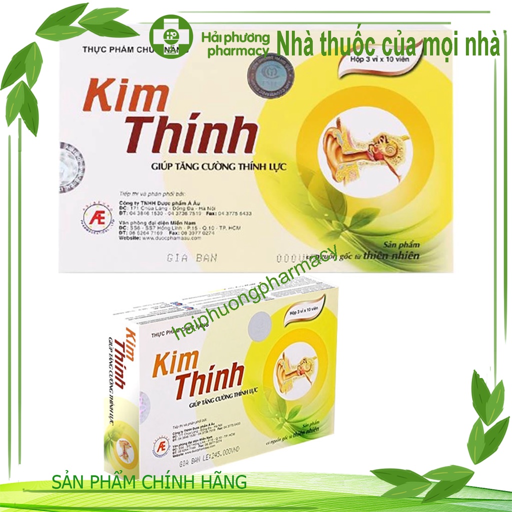 Kim thính - Có tem tích điểm chính hãng, Tăng cường thính lực, ù tai từ thảo dược