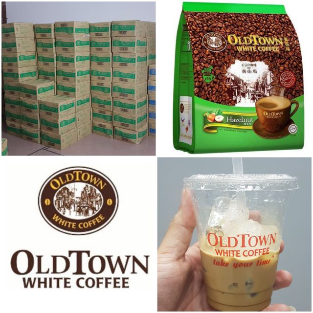 Combo 10 Bịch Cà Phê Oldtown Hazelnut Malaysia