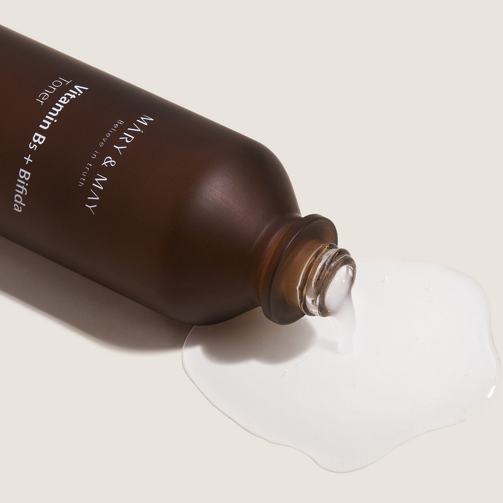 Nước Cân Bằng Phục Hồi, Dưỡng Ẩm Mary&May Vitamine B5 + Bifida Toner 120ml