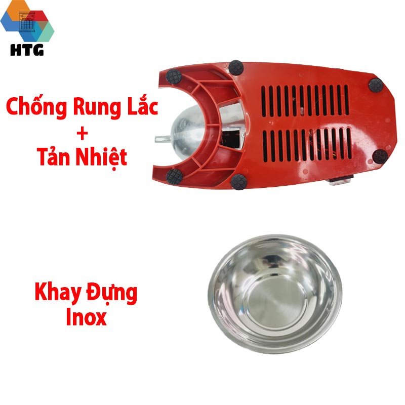 Máy bào đá tuyết IC-203, xay mịn, phiên bản nâng cấp 3 lưỡi, công suất 500W mạnh mẽ, motor dây đồng nguyên chất