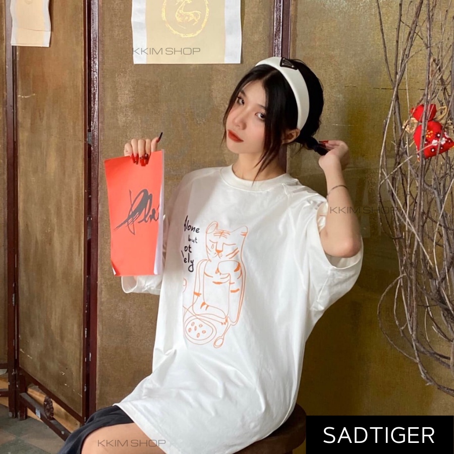 Áo Thun Sadboiz tay lỡ form rộng oversize, chất liệu Cotton Thái, áo phông unisex nam nữ xuongkkim