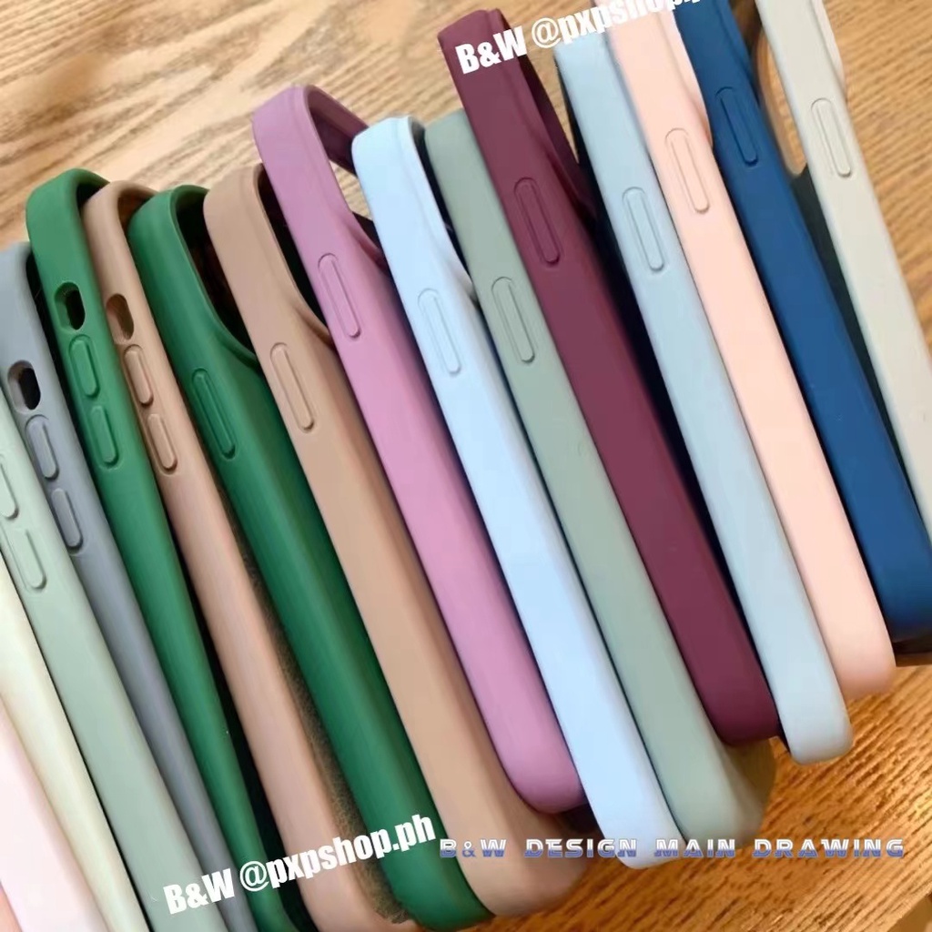Ốp Điện Thoại Silicone Mềm Nhiều Màu Sắc Thời Trang Cho IPhone 13 13ProMax 12 11 Pro MAX IX XS MAX 7 8 Plus