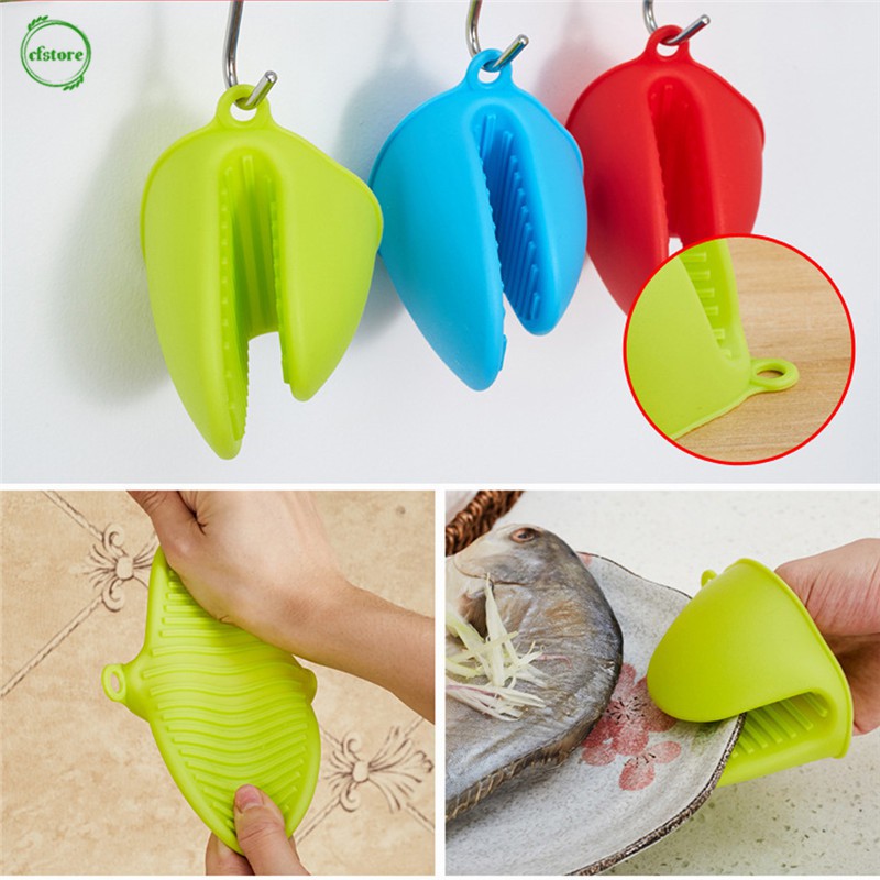 Găng Tay Silicon Cách Nhiệt Dùng Trong Nhà Bếp