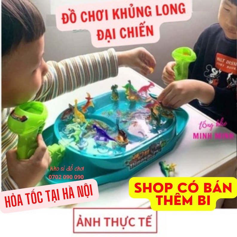 Khủng Long Đại Chiến DINO, Đồ Chơi Trẻ Em Tương Tác 2 Người, Bắn Khủng Long cho bé gái, bé trai