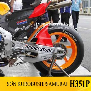 Combo sơn màu cam ngọc trai H351P Samurai.