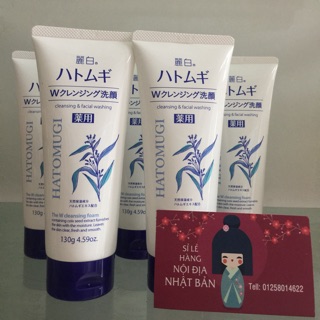 Sữa rửa mặt hatomugi 130g nhật bản