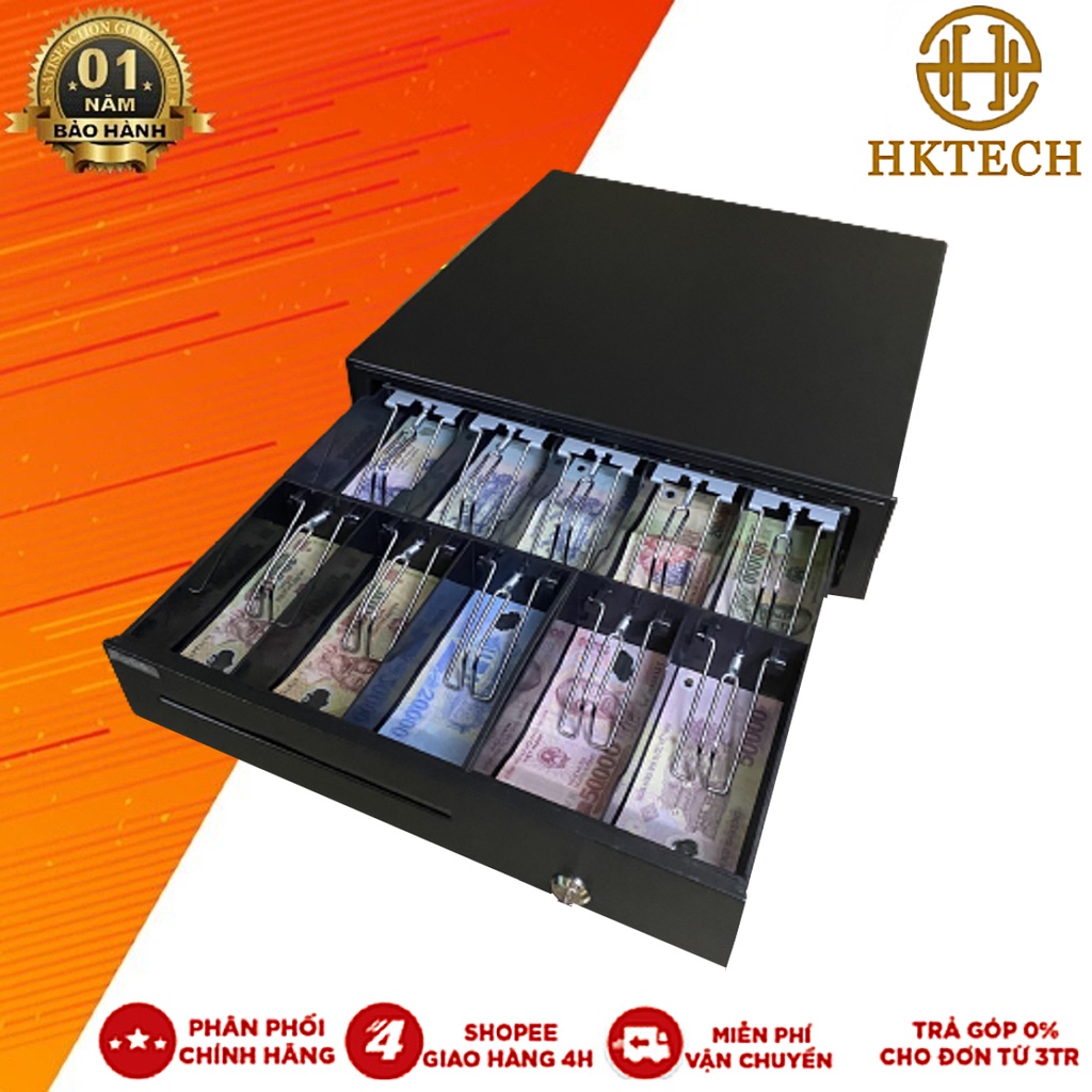 [Rẻ vô địch] [Chính hãng] Két thu ngân RC408 HK448 - 10 Ngăn Kẹp siêu rẻ, siêu bền, sỡ tĩnh điện chống ghỉ
