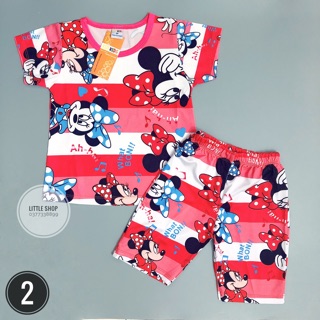 Bộ 3D Chuột Mickey cho bé gái (10-26kg)