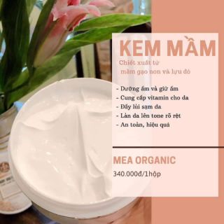 Kem body mầm gạo non và lựu đỏ MEA ORGANIC