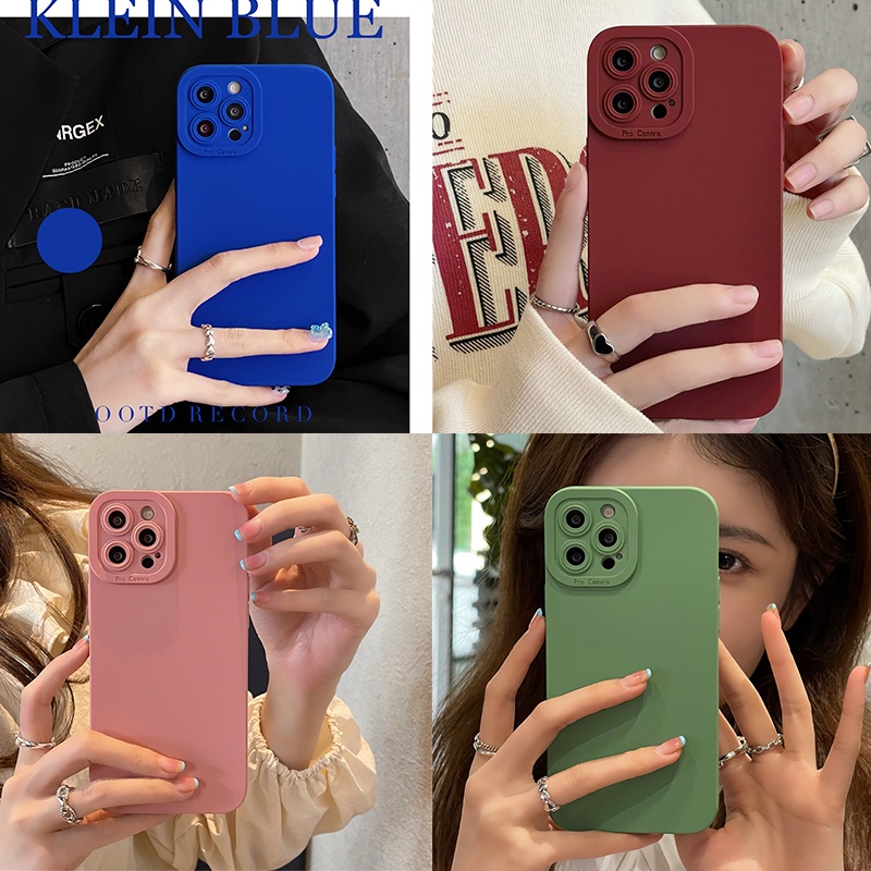 Ốp Lưng Màu Xỉn Chống Sốc Cho Redmi Note 9 8 7 Pro Max 9s