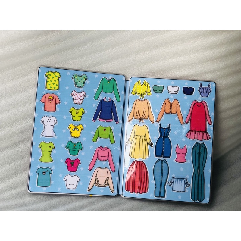 Thay đồ cho búp bê spring wardrobe