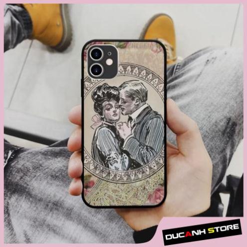 Ốp lưng iphone SAMSUNG hình man and woman collage art op art có hình  cho các dòng iPhone PAP20210968
