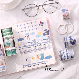 Set 7 cuộn trang trí Washi tape