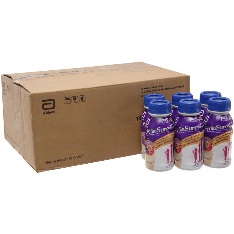 Thùng 24 Chai Sữa Nước Pediasure Vanilla 237ml