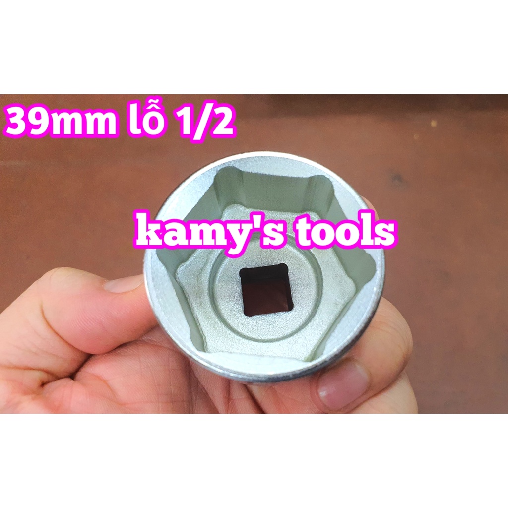 Đầu tuýp đầu khẩu 39mm 1/2 inch Kingtony mở nồi xe tay ga model 433539M